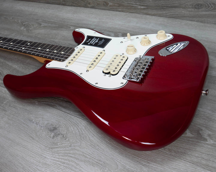 Fender Player II Stratocaster HSS, touche en palissandre, Cherry Burst transparent