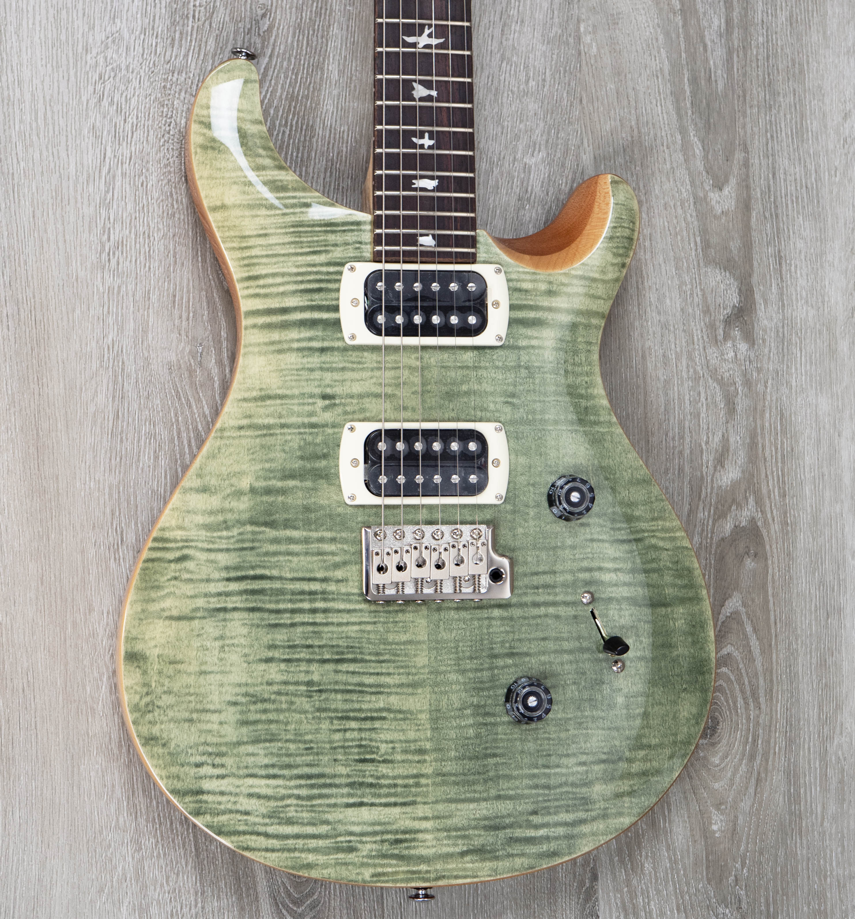 PRS SE Custom 24, Trampas Green – A Strings