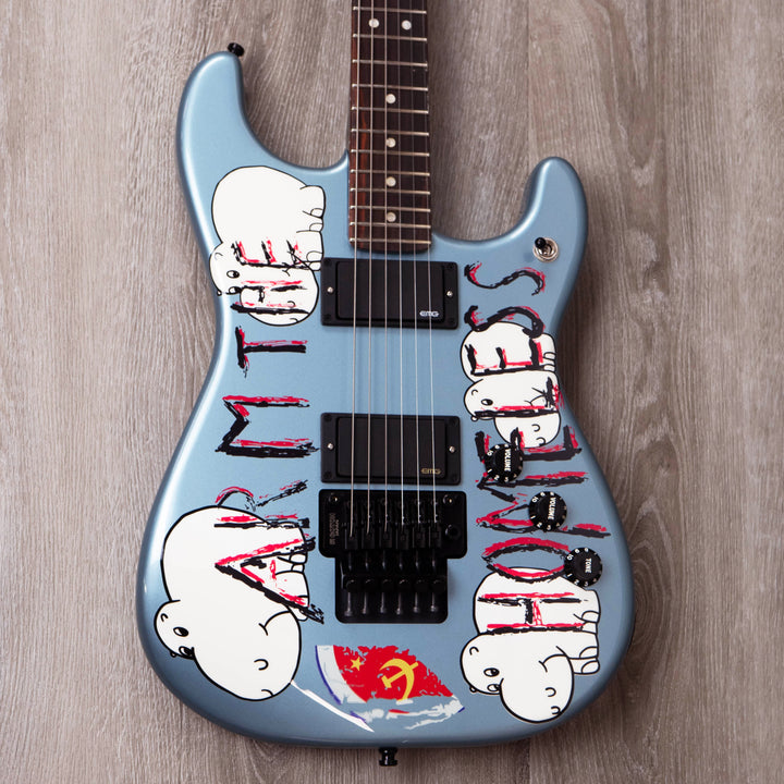Fender Presents: Tom Morello "Arm The Homeless" Stratocaster, Rosewood Fingerboard, Blue Ice Metallic