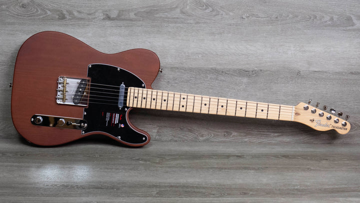 Fender Édition limitée American Performer Timber Telecaster, touche en érable, couleur moka