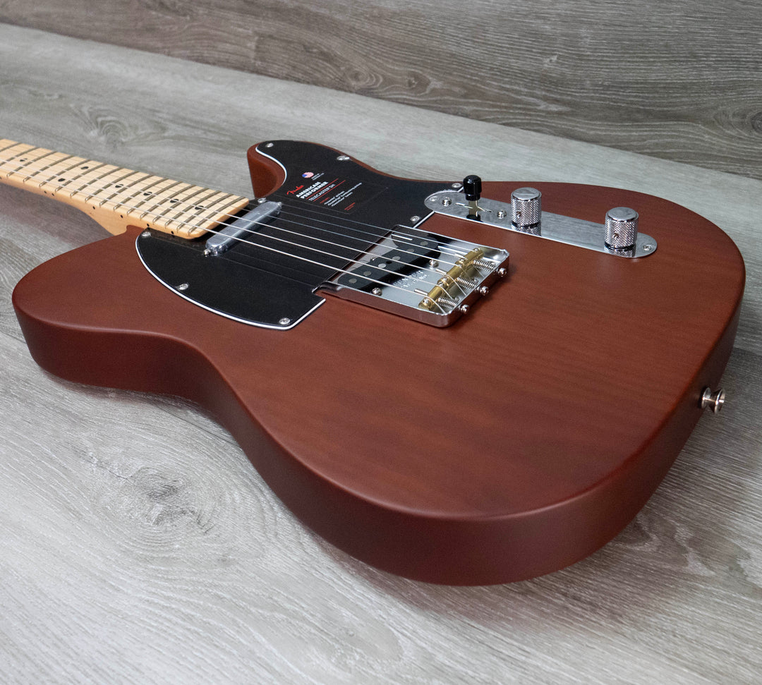 Fender American Performer Timber Telecaster edición limitada, diapasón de arce, color moca