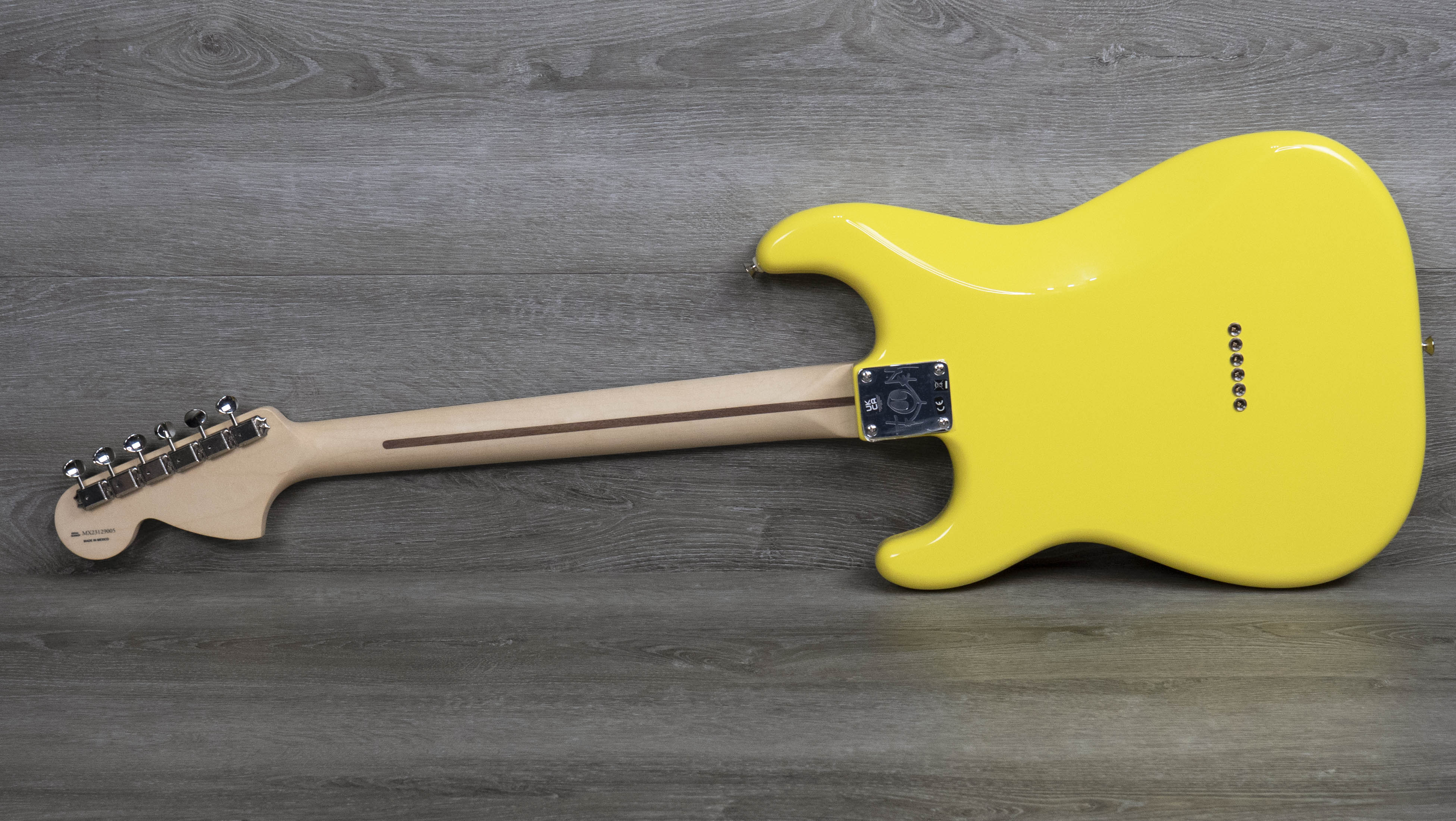 Fender Limited Edition Tom Delonge Stratocaster, Graffiti Yellow