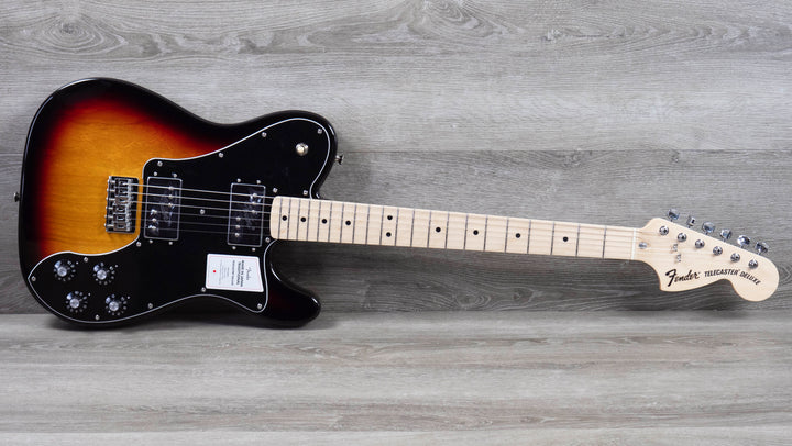 Fender Made in Japan Traditional 70s Telecaster Deluxe, Maple Fingerboard, 3-Color Sunburst
