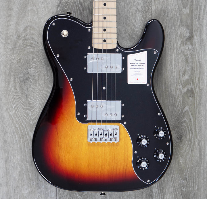 Fender Made in Japan Traditional 70s Telecaster Deluxe, Maple Fingerboard, 3-Color Sunburst