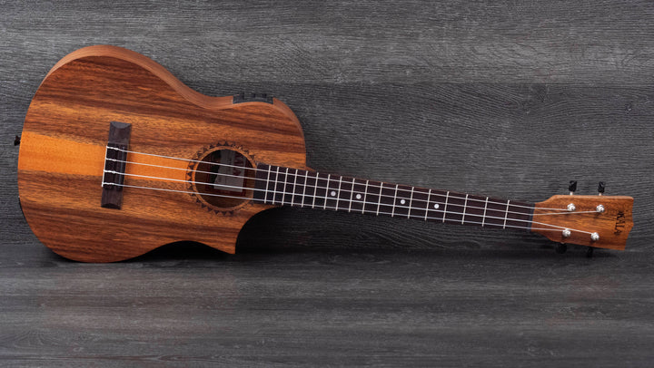 Kala Teak Tri-Top Baritone Ukulele w/ Cutaway & EQ