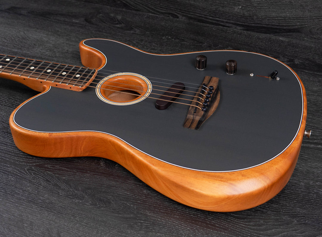 Pre-Owned Fender Limited Edition Acoustasonic Player Telecaster, Channel Bound Neck, Tungsten