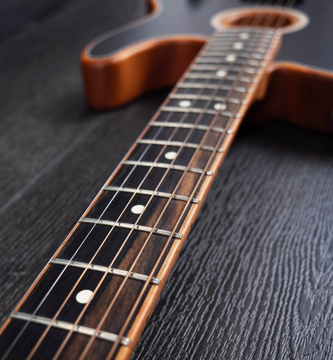 Pre-Owned Fender Limited Edition Acoustasonic Player Telecaster, Channel Bound Neck, Tungsten