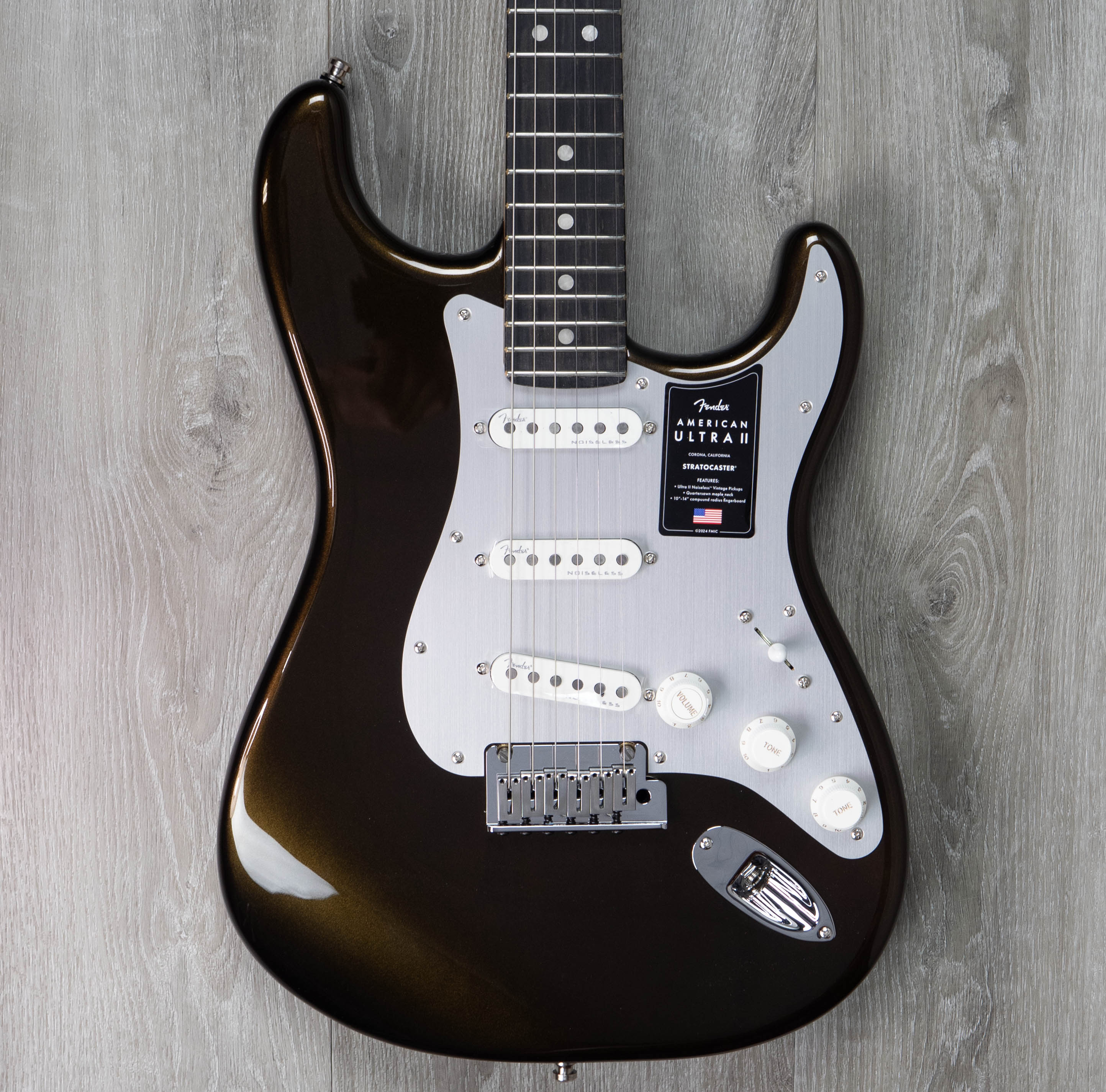 Fender American Ultra II Stratocaster, Ebony Fingerboard, Texas