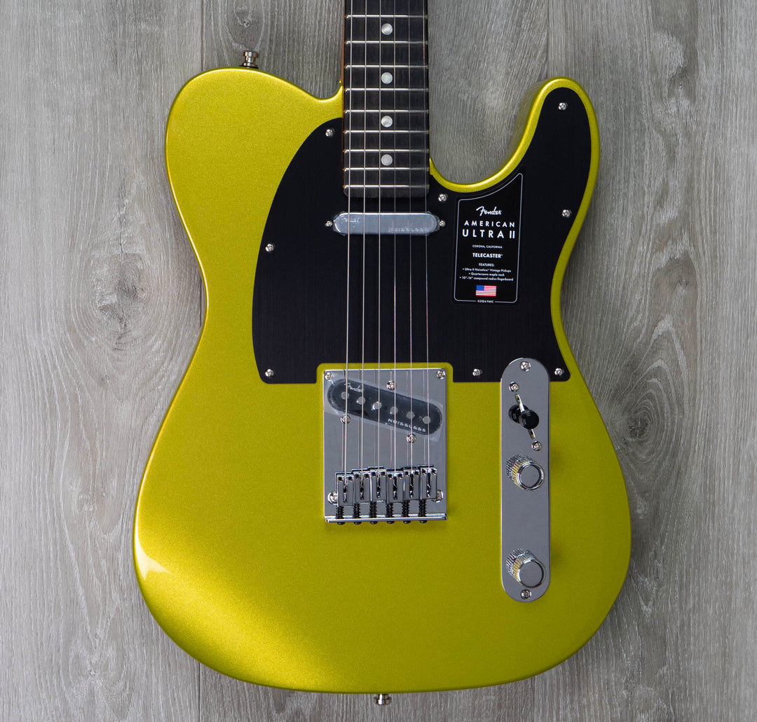Fender American Ultra II Telecaster, Ebony Fingerboard, Solar Flare