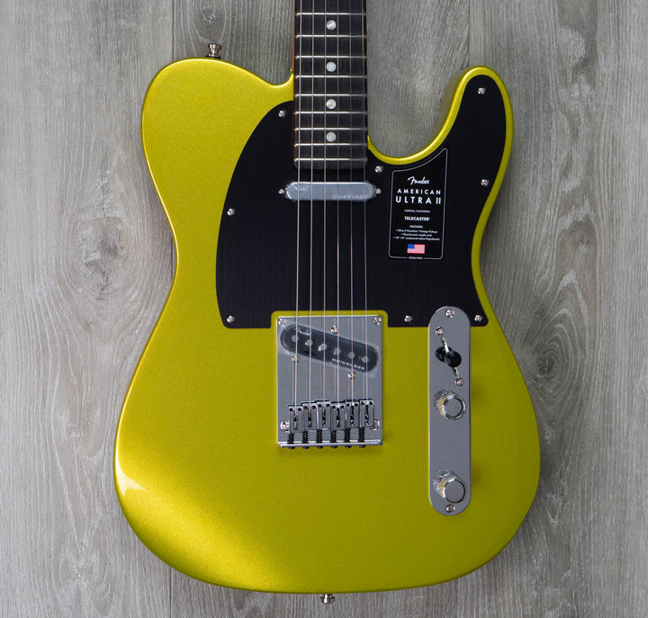 Fender American Ultra II Telecaster, Ebony Fingerboard, Solar Flare
