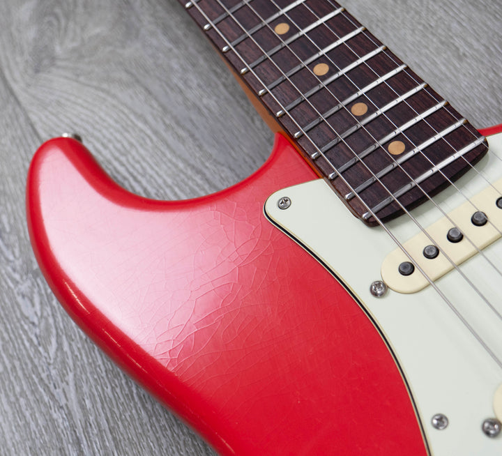 Fender Ultra Luxe Stratocaster, diapasón de arce, Sunburst de 2 colores