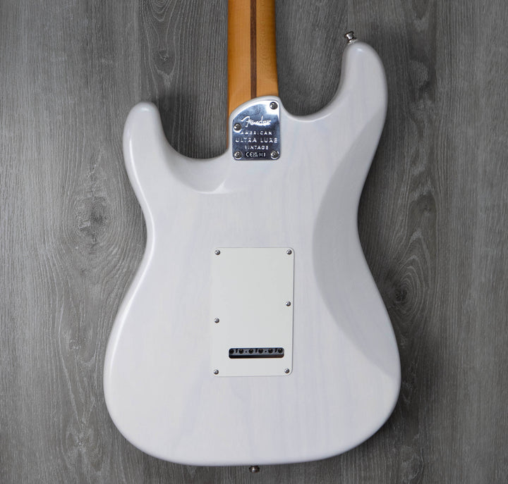Fender American Ultra Luxe '50s Stratocaster, Maple Fingerboard, White Blonde