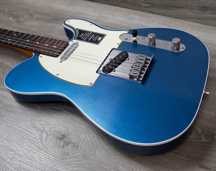 Fender American Ultra Luxe '60s Telecaster Custom, Rosewood Fingerboard, Lake Placid Blue