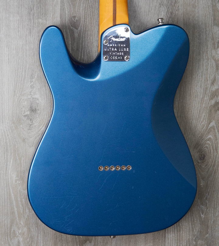 Fender American Ultra Luxe '60s Telecaster Custom, Rosewood Fingerboard, Lake Placid Blue