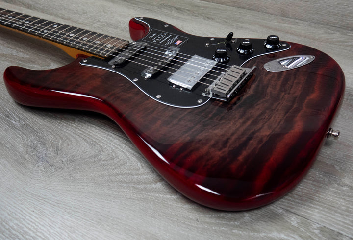 Fender Limited Edition American Ultra Stratocaster HSS, Streaked Ebony Fingerboard, Umbra