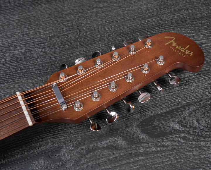 Fender Villager 12-String Electro-Acoustic, Walnut Fingerboard, Tortoiseshell Pickguard, Aged Natural