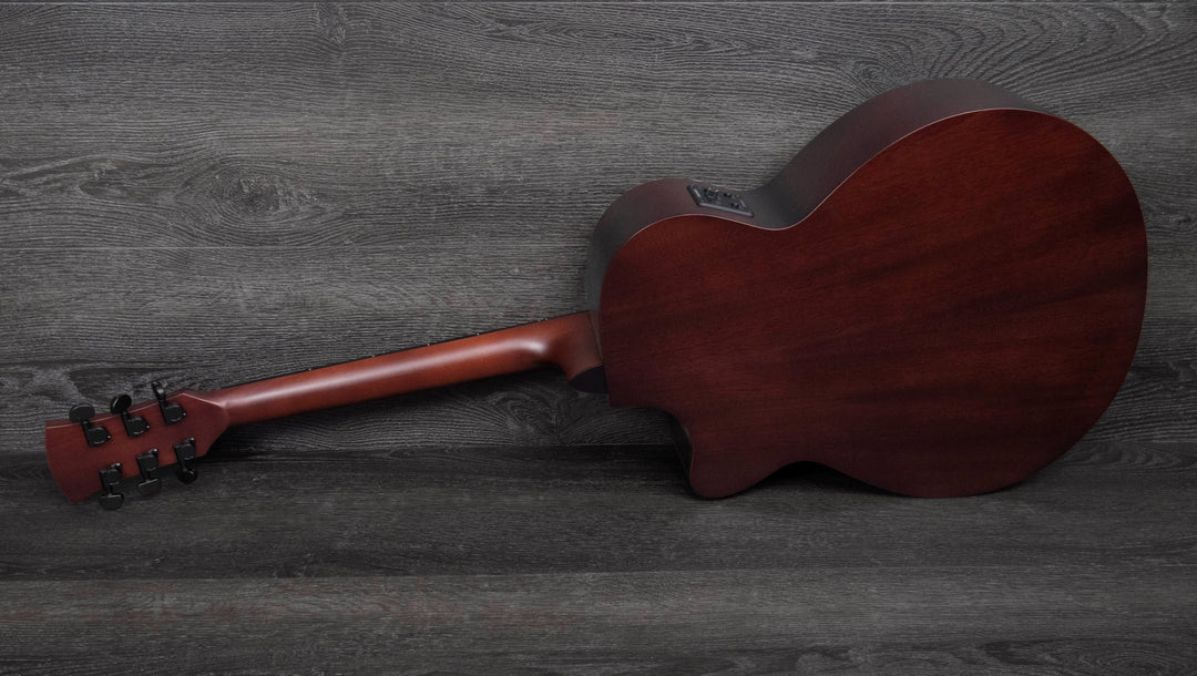Faith Naked Venus, Electro-Acoustic, All Solid, Cedar Top, Stained Mahogany Back