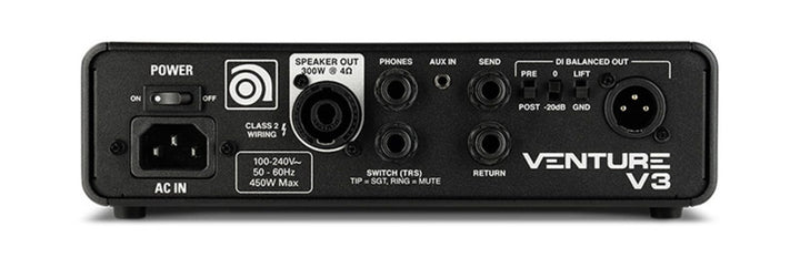 Ampeg Venture V3 300w Bass Amplifier Head