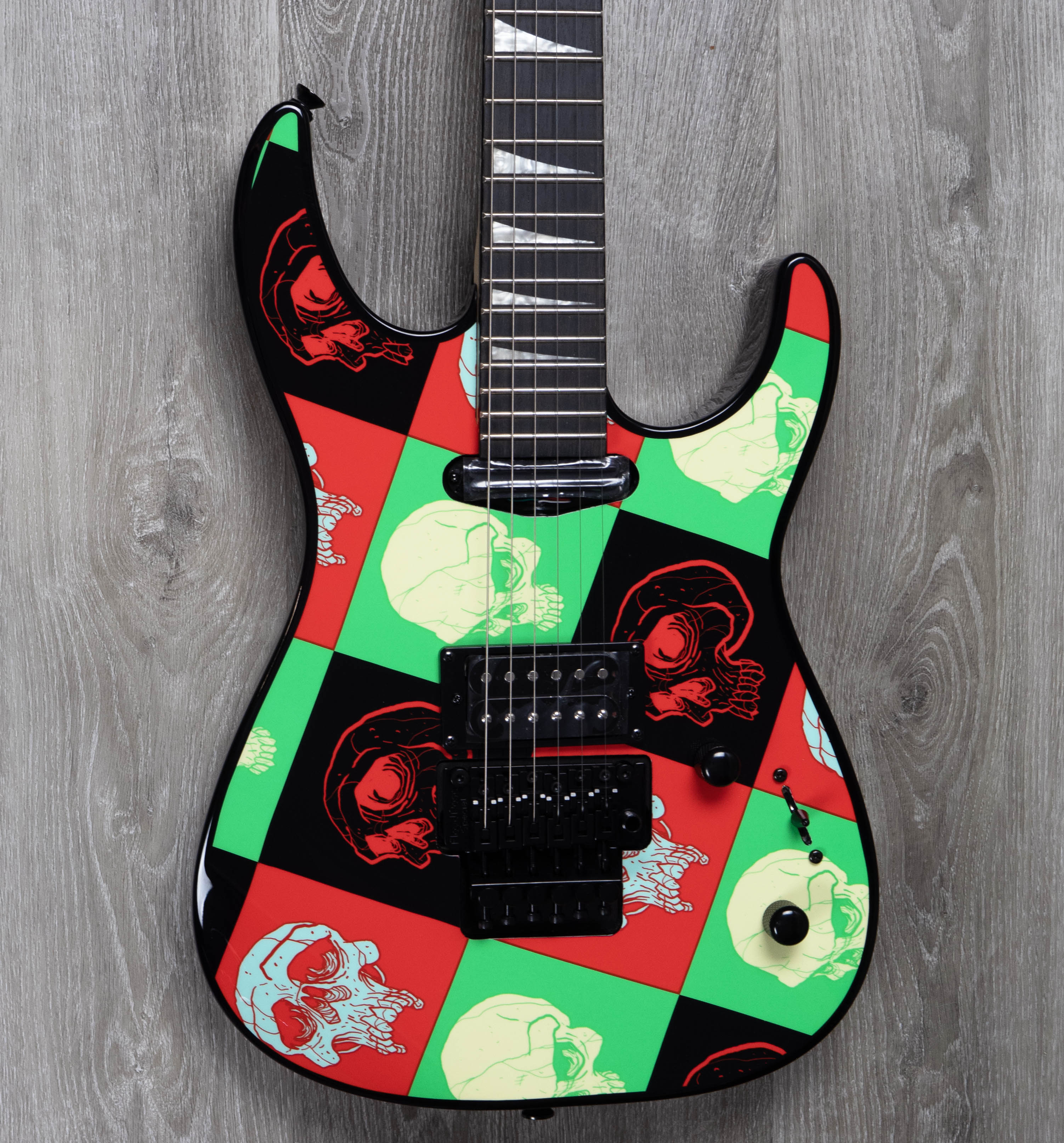 Jackson X Series Dinky DK1A, Amaranth Fingerboard, Warhol – A Strings