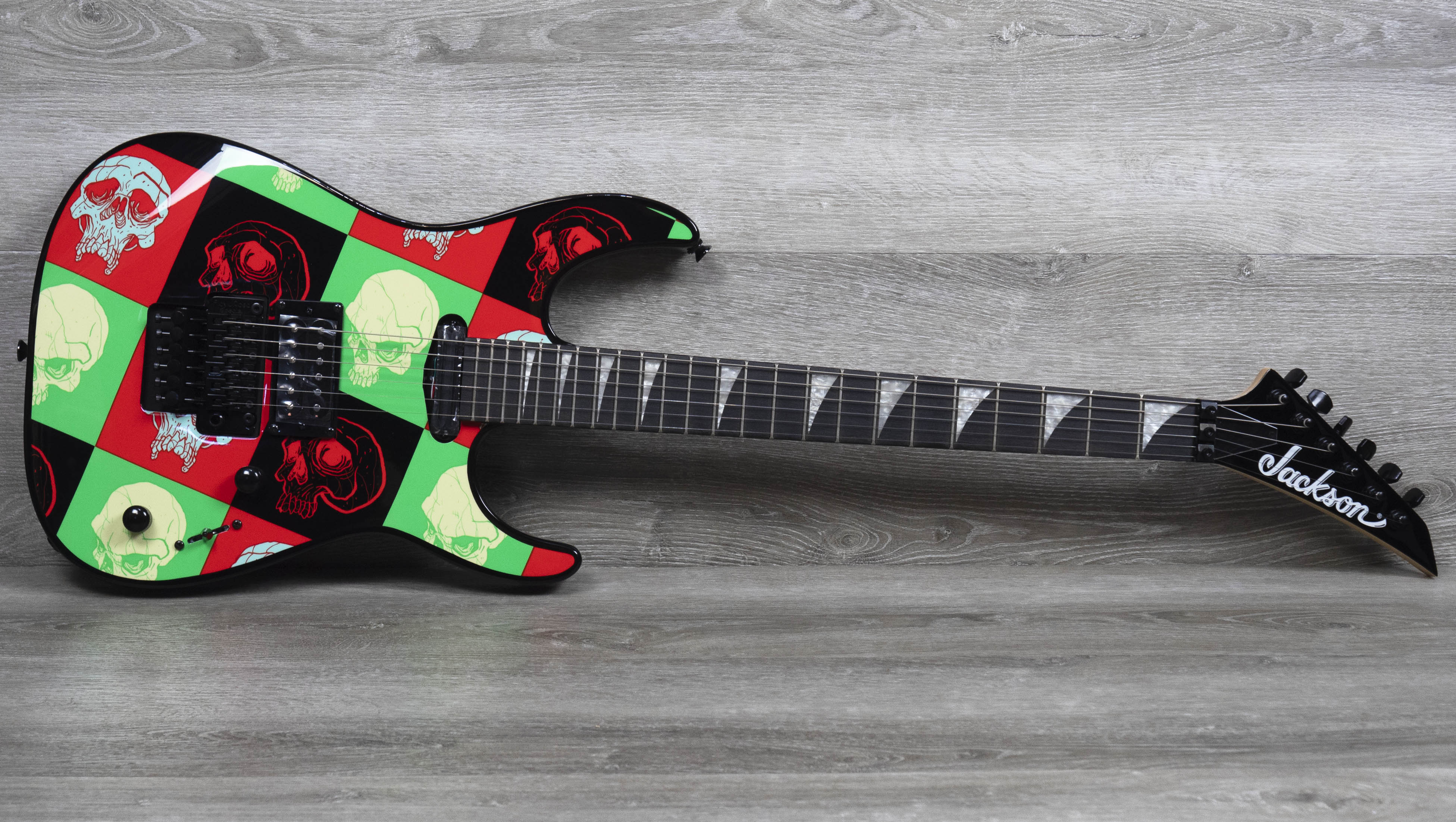 Jackson X Series Dinky DK1A, Amaranth Fingerboard, Warhol – A Strings
