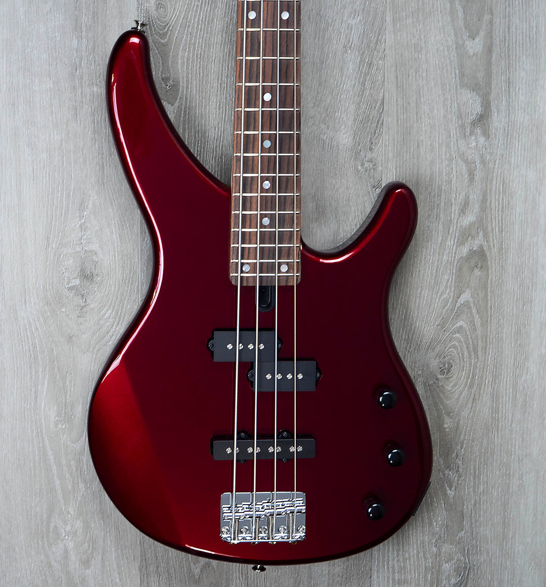 Basse électrique Yamaha TRBX174, rouge métallisé