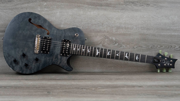 Pre-Owned PRS SE Limited Edition Zack Myers Stealth, Quilt Top, Grey Black Satin