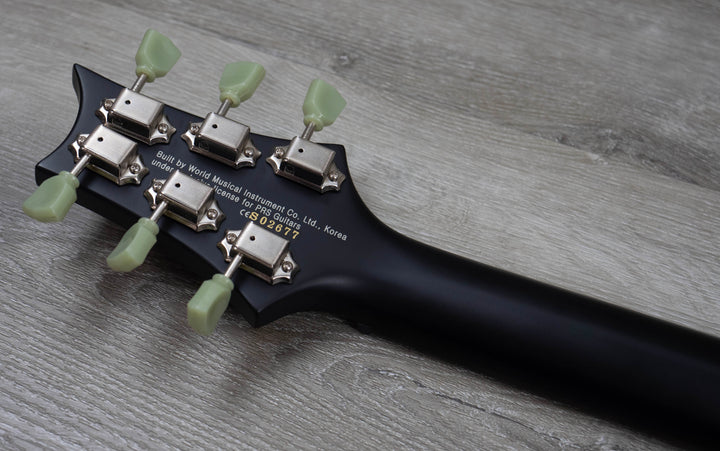 Pre-Owned PRS SE Limited Edition Zack Myers Stealth, Quilt Top, Grey Black Satin