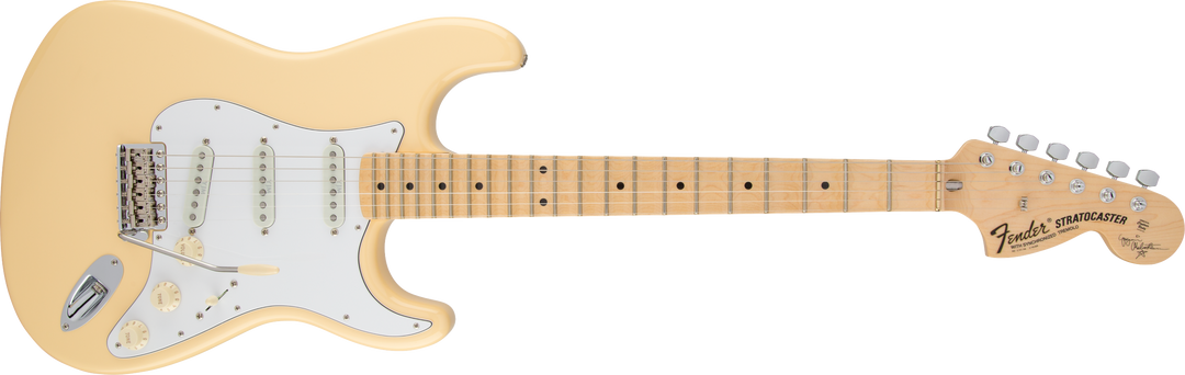 Fender Yngwie Malmsteen Stratocaster, Scalloped Maple Fingerboard, Vintage White