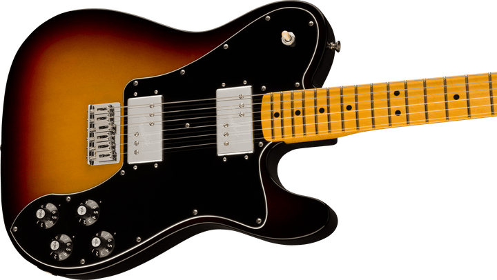 Fender American Vintage II 1975 Telecaster Deluxe, Maple Fingerboard, 3-Colour Sunburst