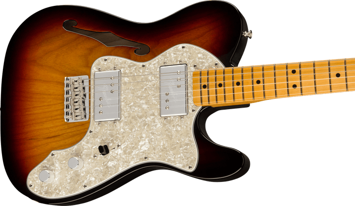 Fender American Vintage II 1972 Telecaster Thinline, Maple Fingerboard, 3-Colour Sunburst