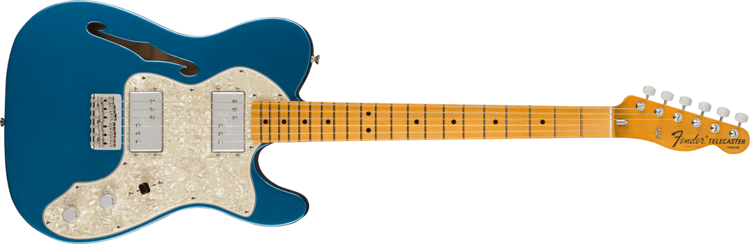 Fender American Vintage II 1972 Telecaster Thinline, Maple Fingerboard, Lake Placid Blue
