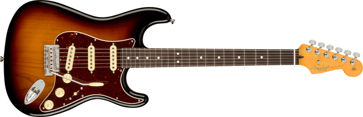 Fender American Professional II Stratocaster, touche en palissandre, Sunburst 3 couleurs