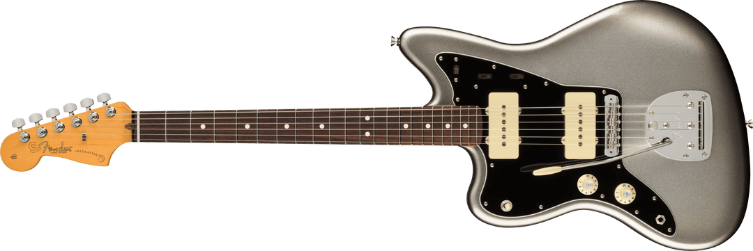 Fender American Professional II Jazzmaster Left-Hand, Rosewood Fingerboard, Mercury - A Strings