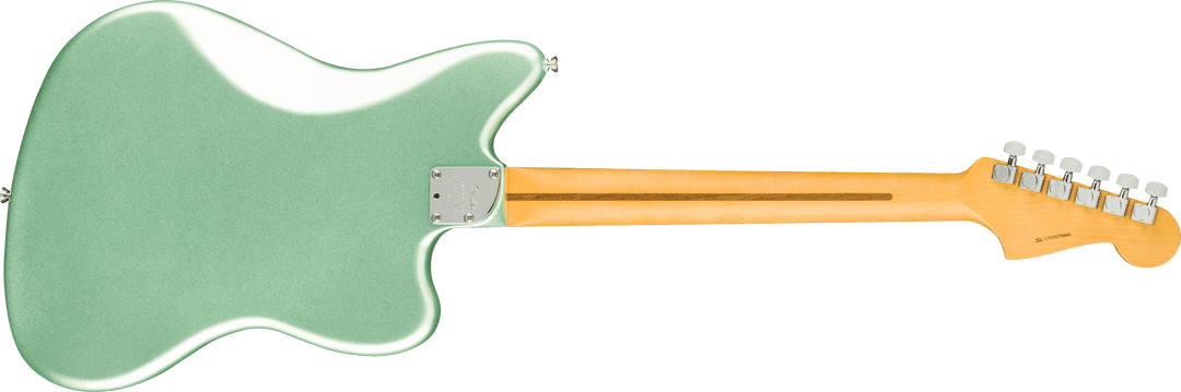 Fender American Professional II Jazzmaster Left-Hand, Maple Fingerboard, Mystic Surf Green - A Strings