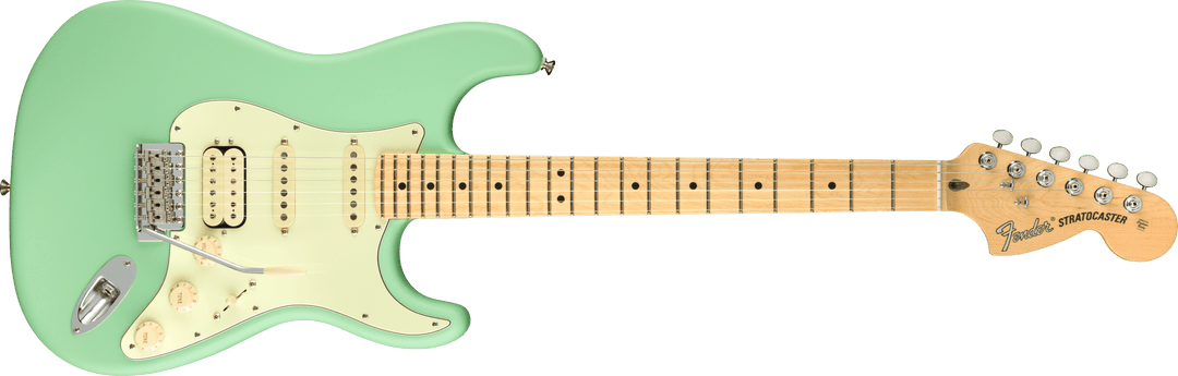 Fender American Performer Stratocaster HSS, Maple Fingerboard, Satin Surf Green - A Strings
