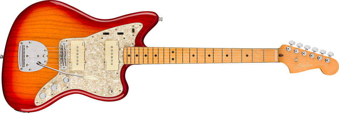 Fender American Ultra Jazzmaster, Maple Fingerboard, Plasma Red Burst