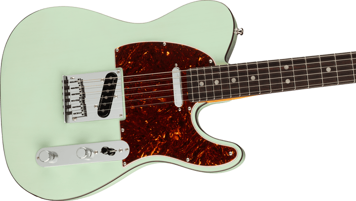 Fender Ultra Luxe Telecaster, Rosewood Fingerboard, Transparent Surf Green