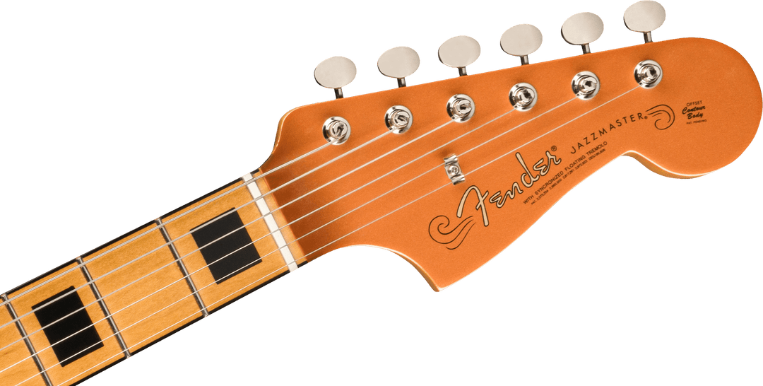 Fender Troy Van Leeuwen Jazzmaster, touche en érable bordé, âge du cuivre
