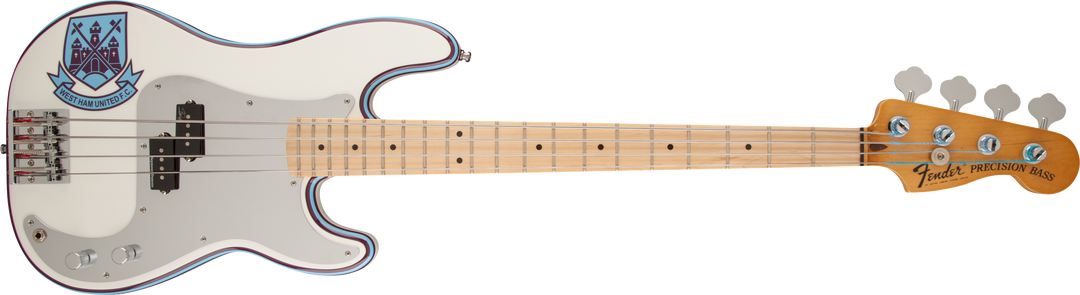 Fender Steve Harris Precision Bass, Maple Fingerboard, Olympic White