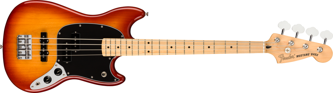 Fender Player Mustang Bass PJ, Maple Fingerboard, Sienna Sunburst