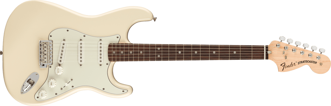 Fender Albert Hammond Jr. Signature Stratocaster, Rosewood Fingerboard, Olympic White - A Strings