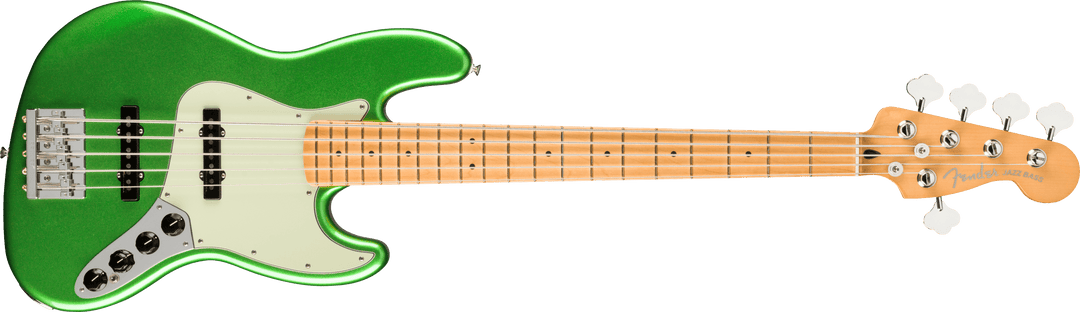 Fender Player Plus Jazz V Bass, Maple Fingerboard, Cosmic Jade