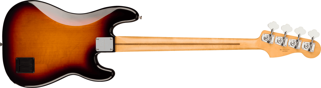 Fender Player Plus Precision Bass, Left-Hand, Pau Ferro Fingerboard, 3-Colour Sunburst