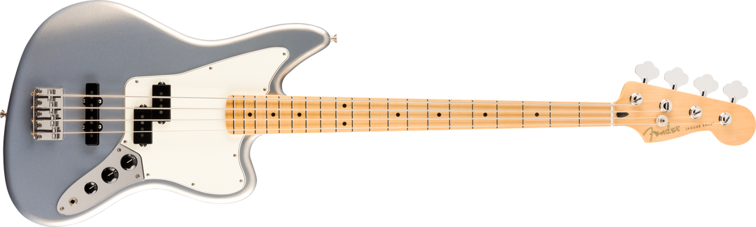 Fender Player Jaguar Bass, Maple Fingerboard, Silver