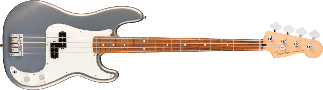 Fender Player Precision Bass, Pau Ferro Fingerboard, Silver