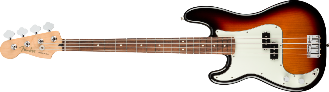 Fender Player Precision Bass Left-Handed, Pau Ferro Fingerboard, 3-colour Sunburst