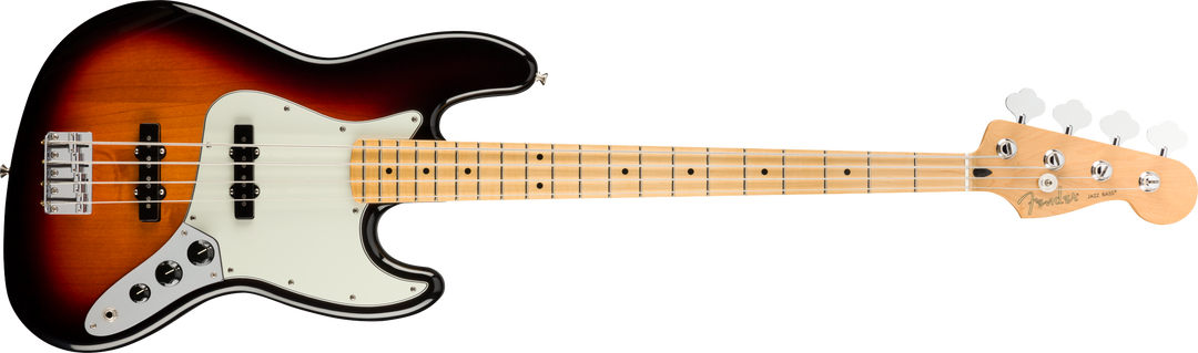 Fender Player Jazz Bass, Maple Fingerboard, 3-colour Sunburst