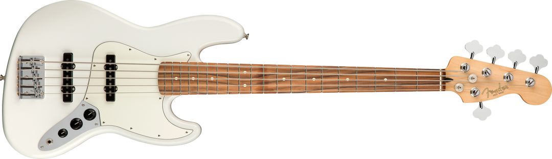 Fender Player Jazz Bass V, Pau Ferro Fingerboard, Polar White