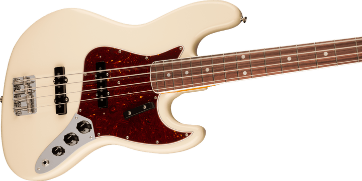 Fender American Vintage II 1966 Jazz Bass, Rosewood Fingerboard, Olympic White