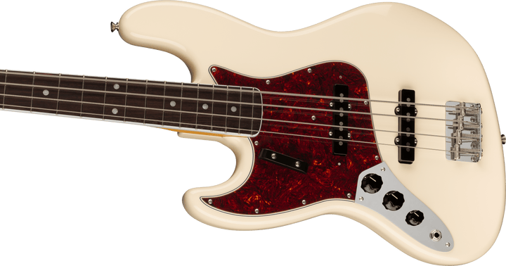 Fender American Vintage II 1966 Jazz Bass Left-Hand, Rosewood Fingerboard, Olympic White